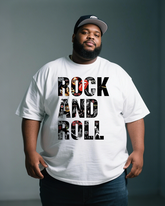 Rock and Roll Men's Plus Size Short Sleeve T-Shirt